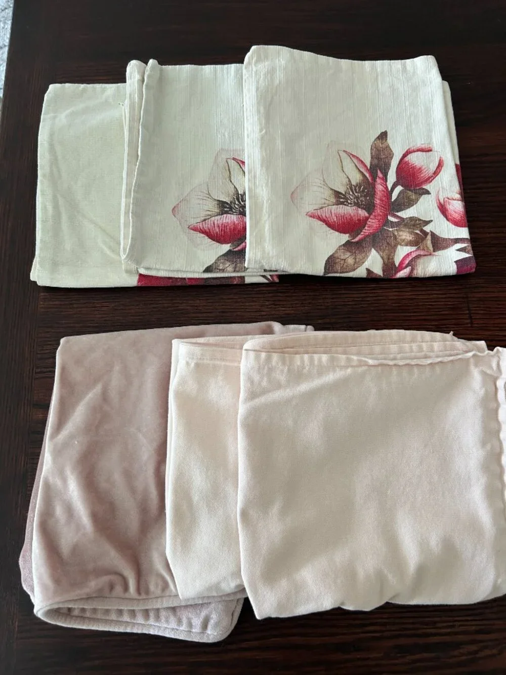 H&M Home and IKEA Pillow Pink Tones Covers Set of 6